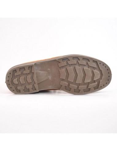 Zapato de Campo Agrícola Huron 022 Color Natural Piel Serraje