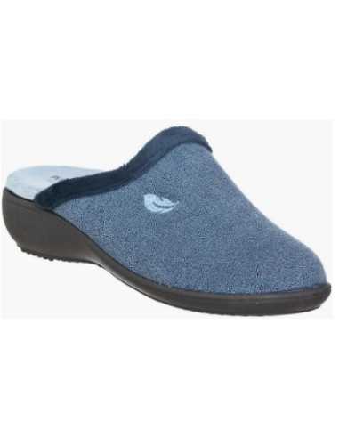 Zapatillas Plumaflex de Mujer con Cuña y Plantilla Extraíble 14214 Marino