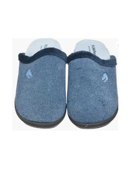 Zapatillas Plumaflex de Mujer con Cuña y Plantilla Extraíble 14214 Marino